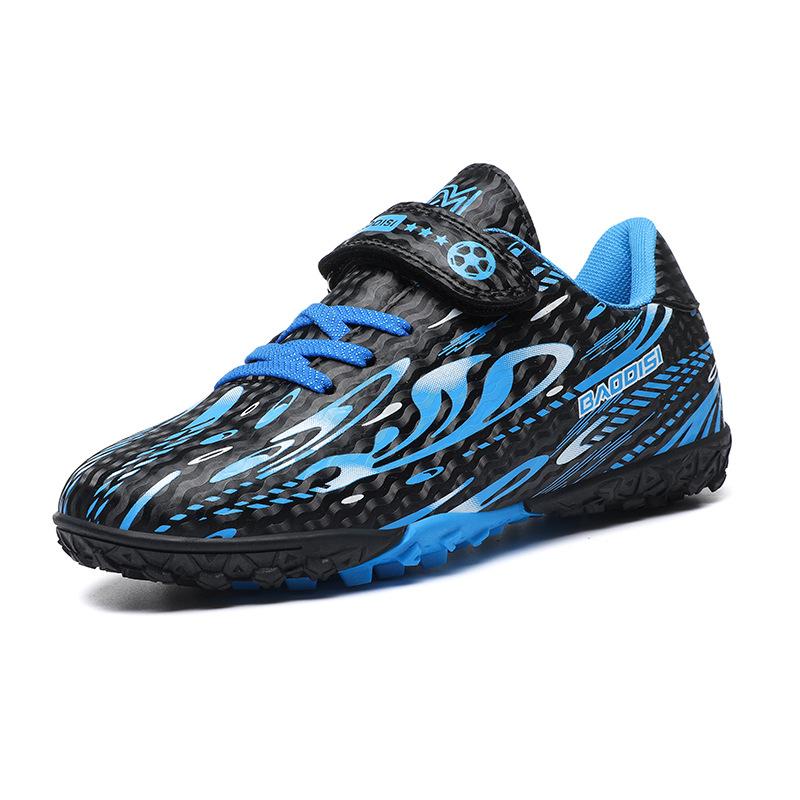 Velcro Children's Football Shoes Boys Girls Broken Nails Elementary School Spikes Professional Game Training Sneakers