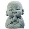 Sandstone Little Monk Figurine Cute Desktop Cculpture Dolls Buddha Statue  Fireplace