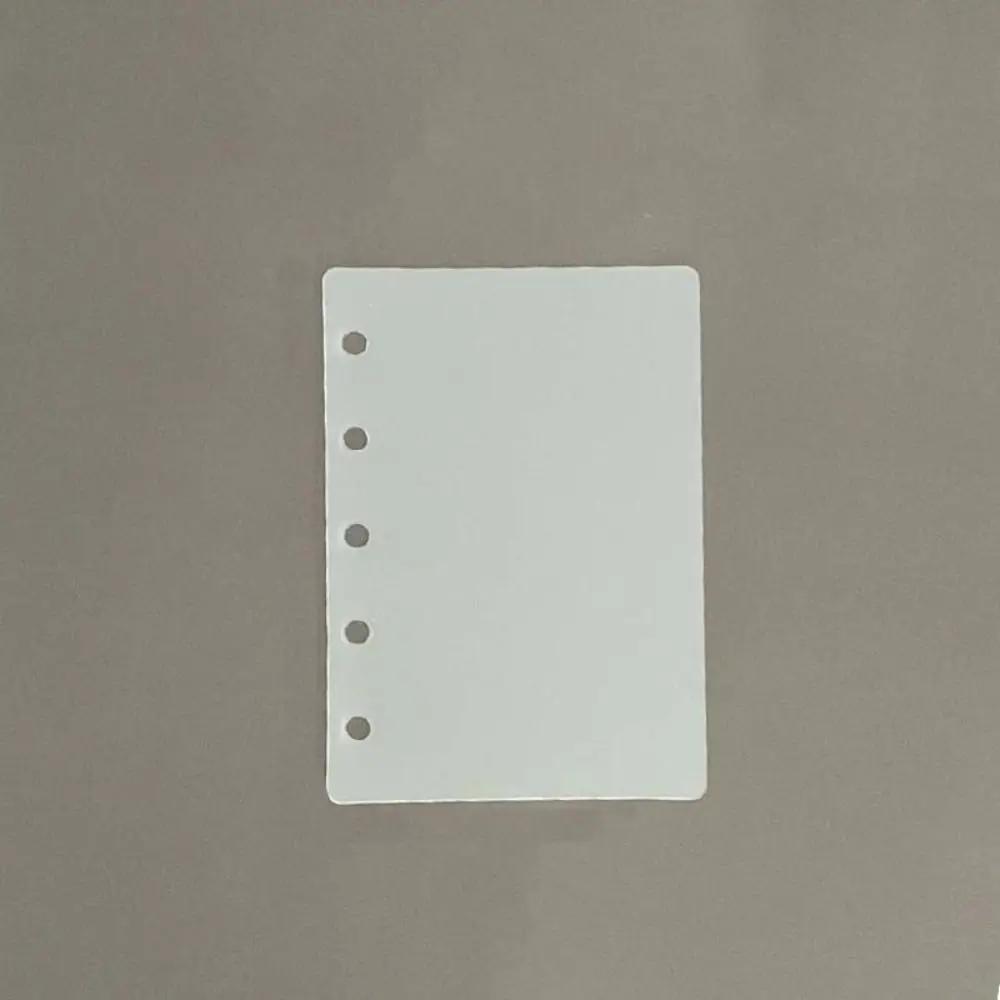 10pcs Transparent Loose-Leaf Notebook Refill Paper M5 A8 Clear Spiral Binder Divider Page Separator Spiral Binder Folders