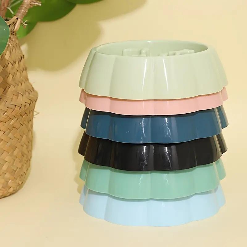 Hundenäpfe mit Erstickungsschutz und langsamer Fütterung, 1-teiliges Set – rutschfeste, langlebige Futter- und Wassernäpfe aus Kunststoff für kleine bis mittelgroße Hunde