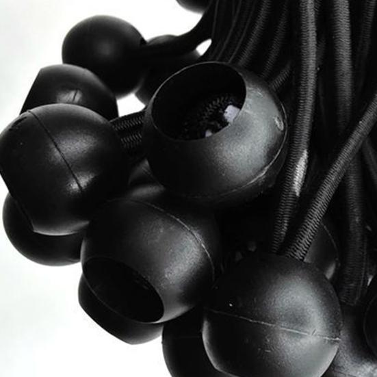 15/40/60 szt. Elastyczne linki kulkowe Heavy Duty Outdoor Camping Namiot Markiza Plandeka Linka do mocowania Odporna na UV Elastyczna lina z plastikową kulką