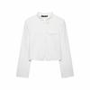 PB & ZA Women's Style New Fashion Breasted Temperament Zhongshan Collar Long-sleeved Blazer