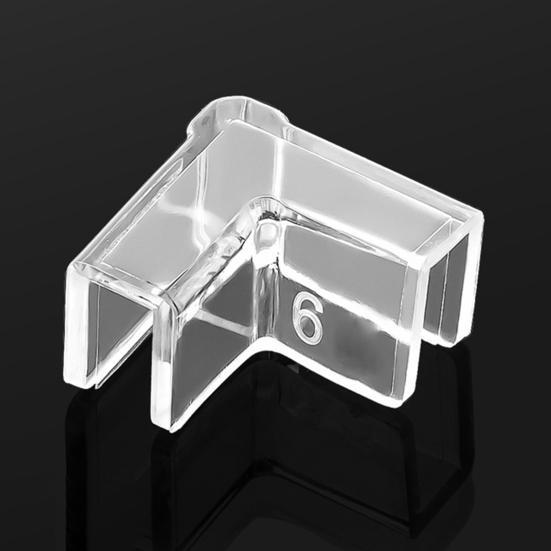 4Pcs Tank Corner Protectors Soft Easy To Use Thick Tight Fit Triangle Keep Safety PVC Transparent Design Fish Tank Protective Covers