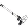 Aluminium Folding Hand Truck Trolley, Heavy Duty Foldable Sack Cart with Adjustable Telescoping Handle, 70KG Load Capacity