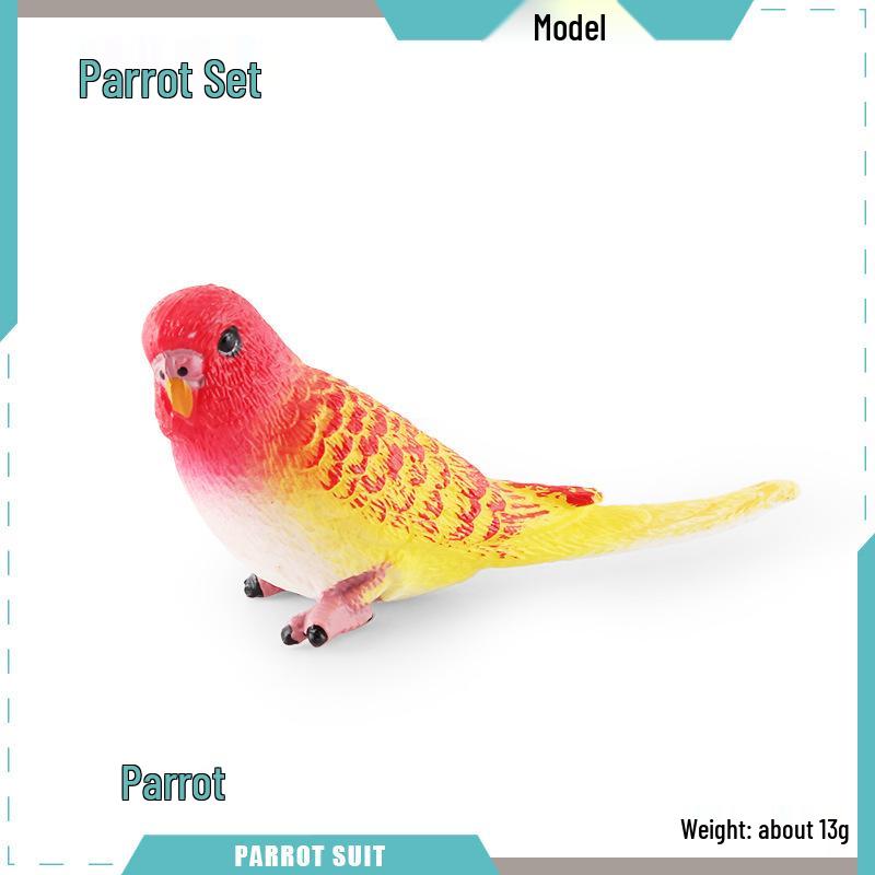 Cross-border Bird Model: Children's Budgerigar & Cockatiel Desktop Decor