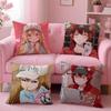 Anime C-Cells At Work! Cushion Cover Breathable Linen Pillowcase Summer Odorless Eco-Friendly Invisible Zipper Washable