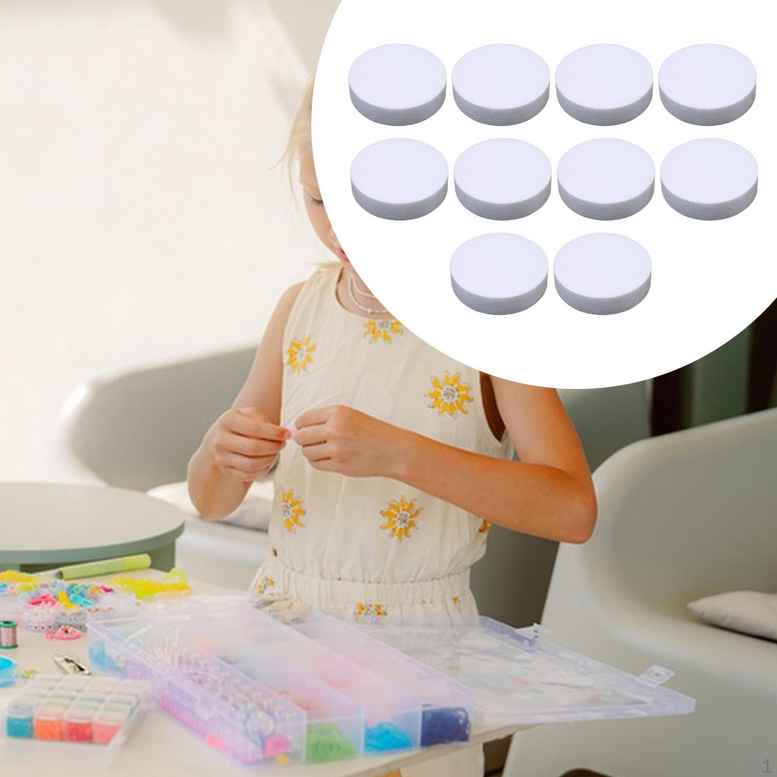 

10 Pieces Foam Cylinders ,White ,Painting Supplies, Carving Craft Material Circles for Crafts 7.5cmx7.5cmx2.5cm