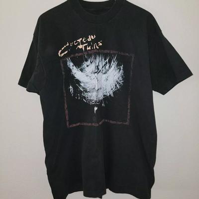 Rare Cocteau Twins Tour Black T-Shirt