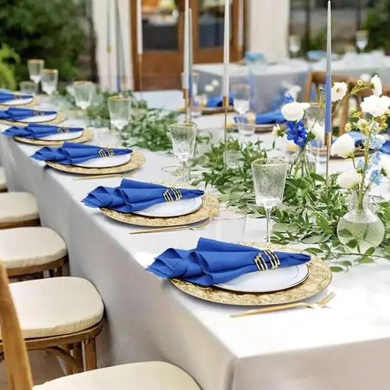 Assiette de présentation dorée en plastique décorative assiette de service fête dîner plateau de service mariage Noël banquet organisateur de table