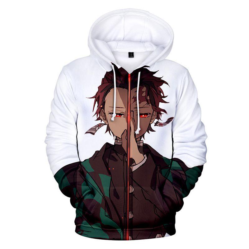 Vibrant Demon Slayer Kimetsu No Yaiba 3d Printed Hoodie Sweatshirt For Casual Wear
