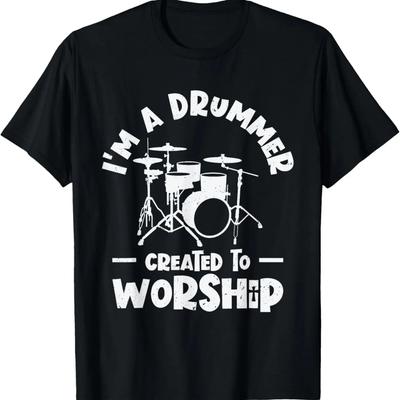 Ich bin ein Schlagzeuger Perkussion Schlagzeug Schlagzeugset Trommeln T-Shirt (2)