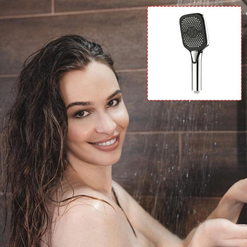 Powerful High Pressure Shower Head Water Saving Hnadheld Showerhead With Multiple Sprays Modes Easy Installation
