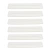 6PCS Roof Rack Removal Cover High Strength ABS Roof Drip Rack Molding Trim Clips Set for Fj Cruiser 2007‑2014 White OE: