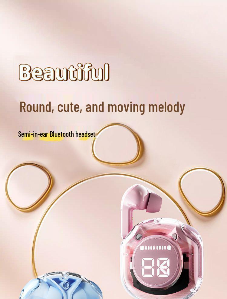 Transparent TWS Bluetooth Earphones Air39 - Hot Selling Crystal Earbuds