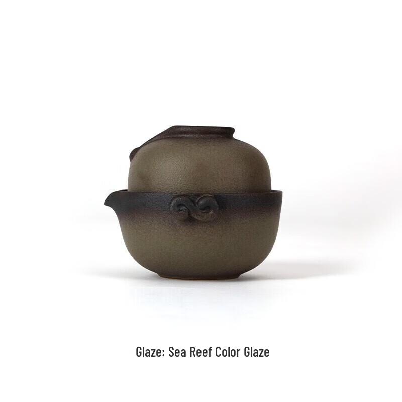 

Wanqiantang Ceramic Travel Gongfu Tea Set with Portable Bag