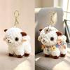 Soft Plush Sheep Keychain Lovely Appearance 3D Mini Animal Key Ring Holder Cute Bag Charm Car Pendant for Stocking Stuffers