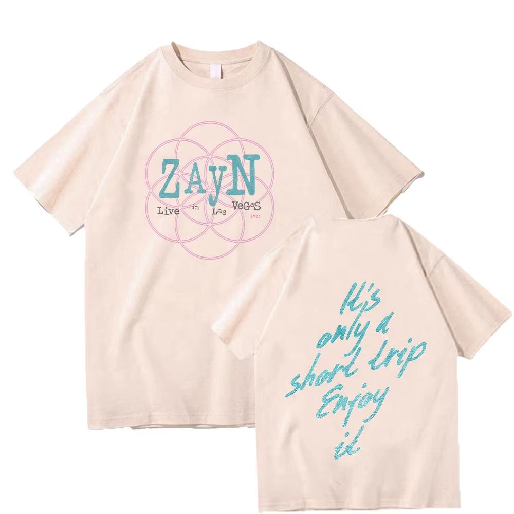 Zayn Malik Graphic High Quality Cotton T Shirts Zayn Vegas Ringer Top Fashion Harajuku Women Men Aesthetic Clothing High Street