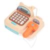Children Play Cash Register Toy Fun Supermarket Checkout Toy with Microphone Sounds for Boys Girls Toddlers
