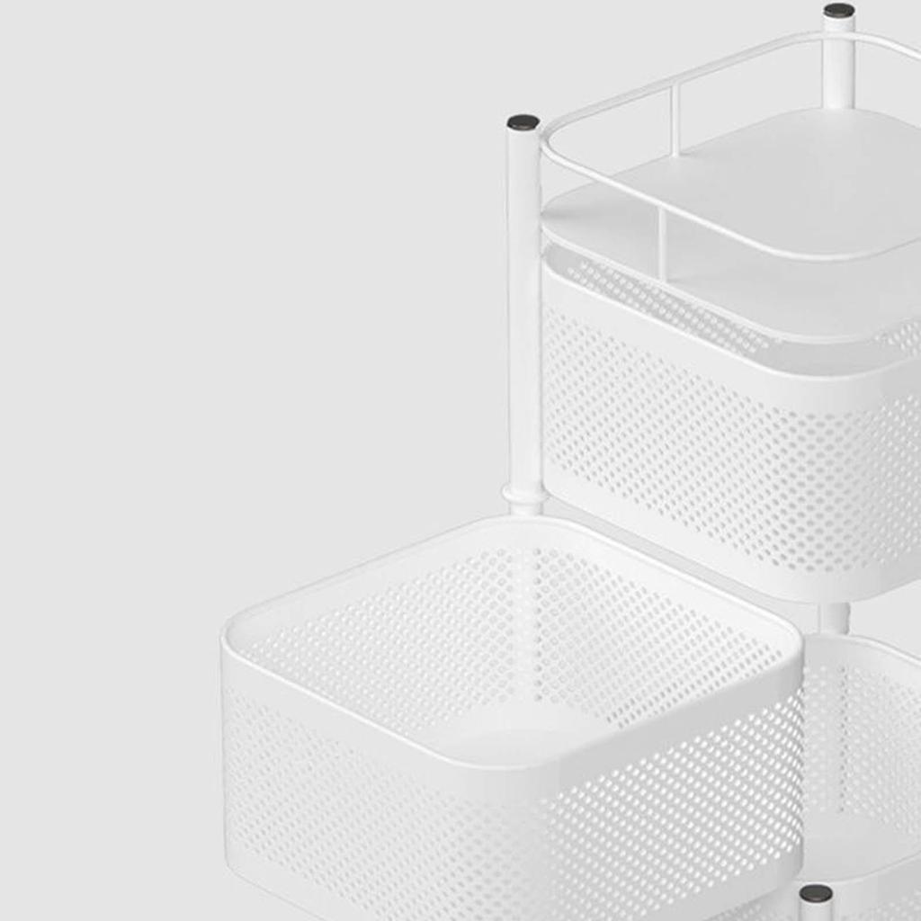 Heavy Duty Kitchen Shelf with Wheels, Shelves Cart ,Storage Trolley, for Household Bathroom