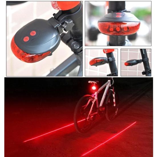 Fahrrad Rücklicht LED Blinkend Parallele Linie Mountainbike Sicherheitswarnleuchte
