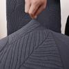 Woven Stretch Dining Chair Cover 3D Leaf Fabric Chair Slipcover Elastic Chair Cover  Home Decor