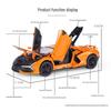 1:32 Lamborghini Revuelto Sports Car Model - Alloy, Scissor Doors, Sound & Light, Pull-back Simulation.