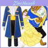 Adult Beauty And The Beast Prince Adam Cosplay Costume Men Halloween Party Suit Exquisite Workmanship