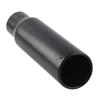 Car Exhaust Pipe Stainless Steel 80mm 3.1in Inlet 102mm 4in Outlet Universal Tail ThroatBlack