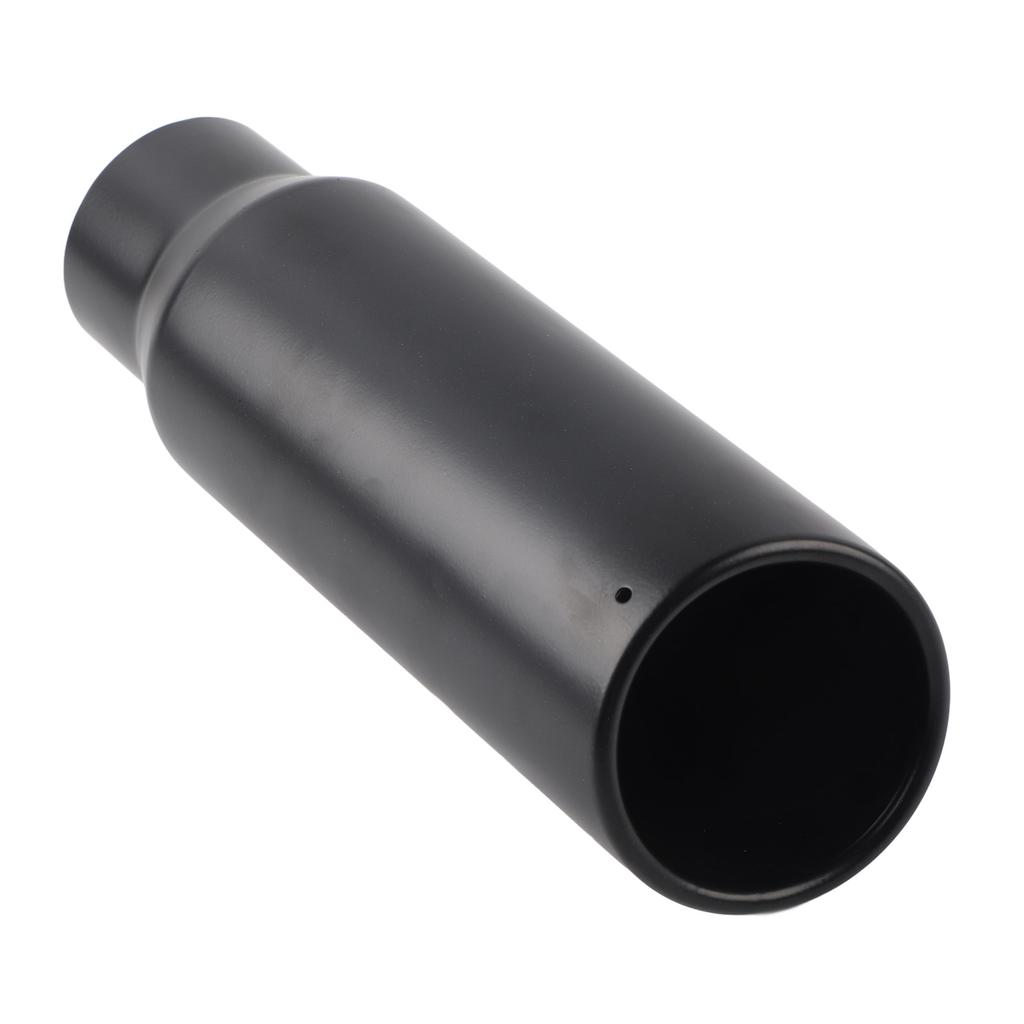 Car Exhaust Pipe Stainless Steel 80mm 3.1in Inlet 102mm 4in Outlet Universal Tail ThroatBlack