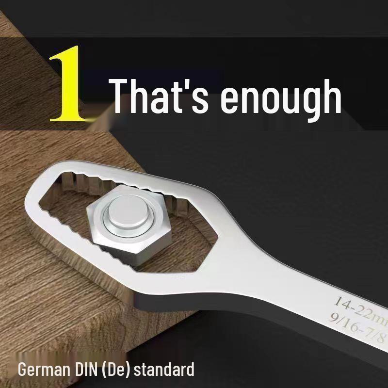 German Self-Tightening Universal Double-Ended Adjustable Wrench