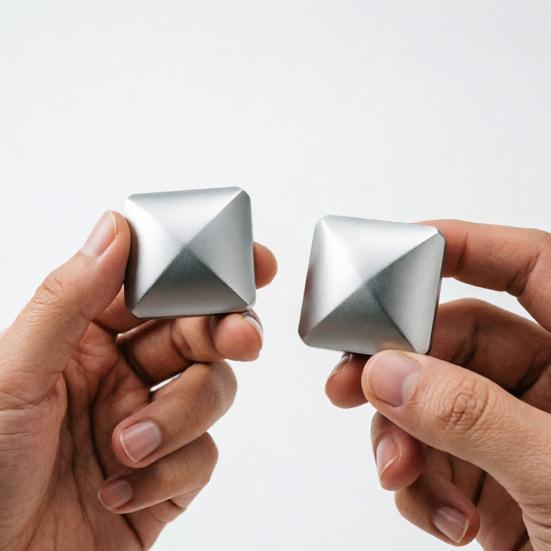 Kinetic Desk Overturn Spinning Toy Metal Fingertip Flip Fidget Toy Decompression Pocket Kinetic Energy Spinner Office Stress Relief Rotary Desk