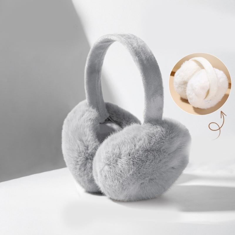 Warm Collapsible Plush Ear Warmers for Winter Outdoor Activities Keep You Warm in Cold Weather for Skiing Hiking