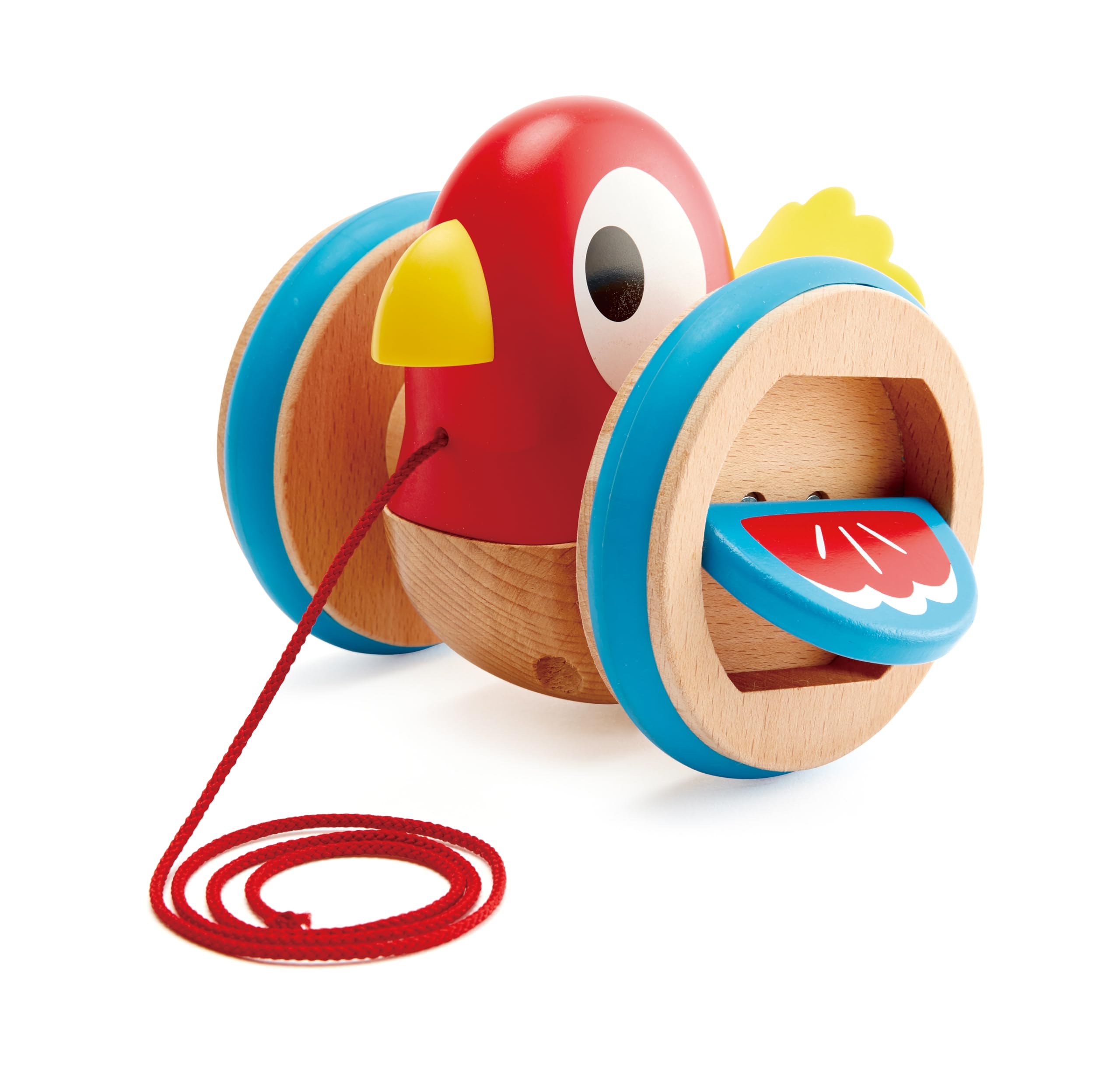 

Hape Flapping Walking Bird Wooden Pull Toy for Ages 1+ (E0360)