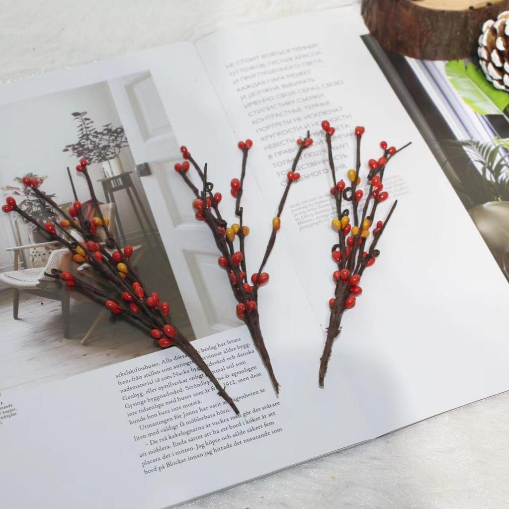 Christmas Pine Cones & Dried Flowers Pack - Eucalyptus, Pine Wood, Cotton, Handmade Photography Props