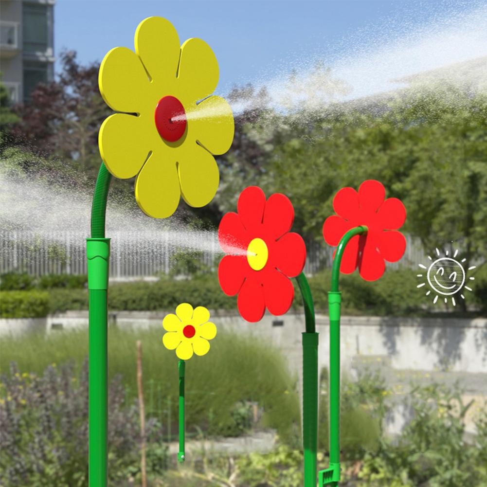 Verrückter Sprinkler in Blumenform, tanzende Gänseblümchen-Sprinkler, 360 Grad rotierender Wasserstrahl für Hof, Rasenbewässerung, Gartendekoration