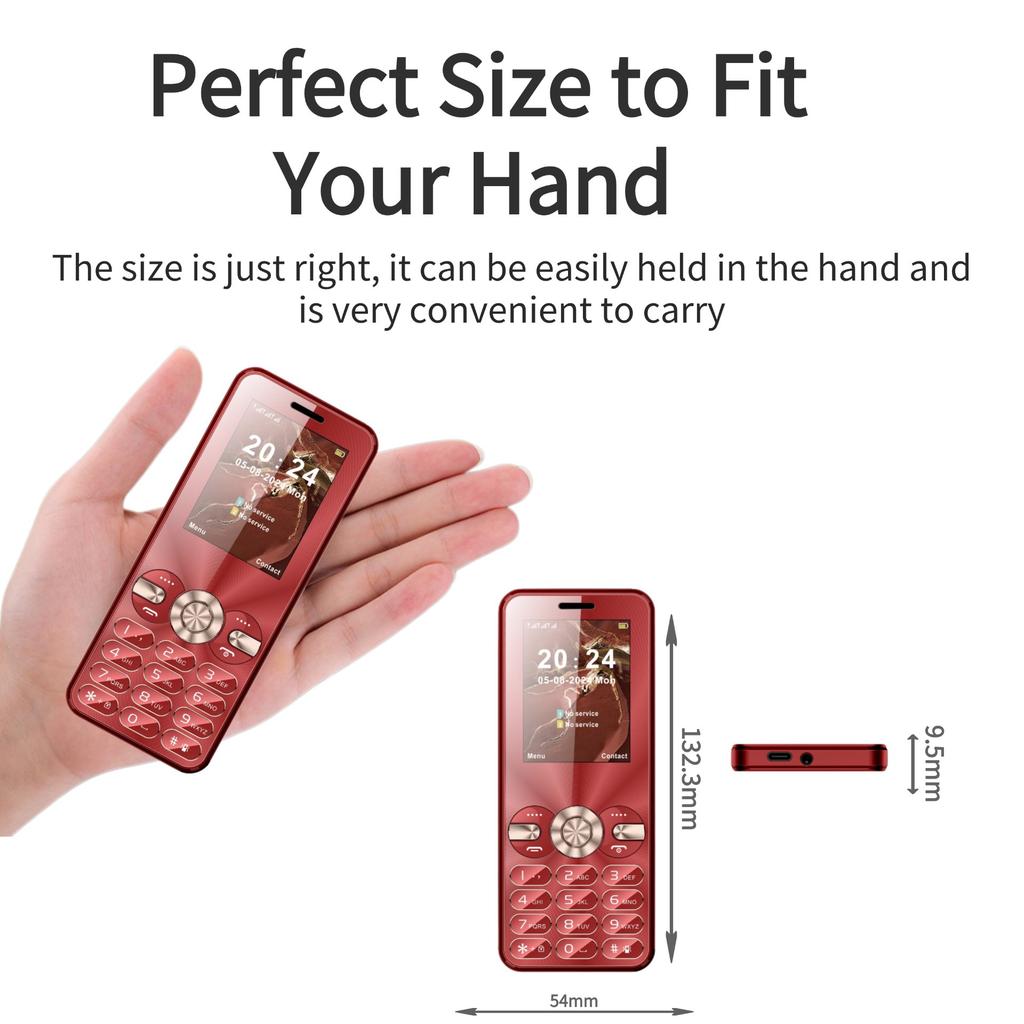 Cheap Low-end Button Elderly Mobile Phone 2.4 "appearance Dual Card Large Button Elderly Machine