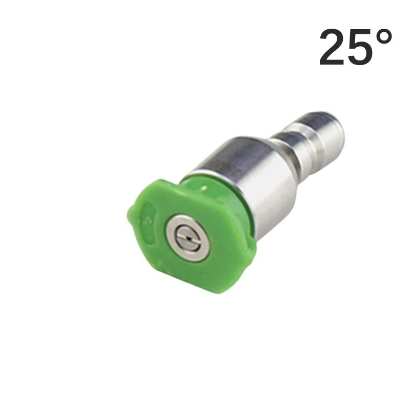 360 Degree 1/4" Stainless Steel Quick Connect High Pressure Spray 0 15 25 40 Degree Nozzle Car Wash Accessories
