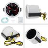 Universal 12V Auto Car 52mm Smoke Len Pointer Boost Gauge -1~0~2 BAR Turbo Boost Meter White LED PSI Turbo Pressure Gauge