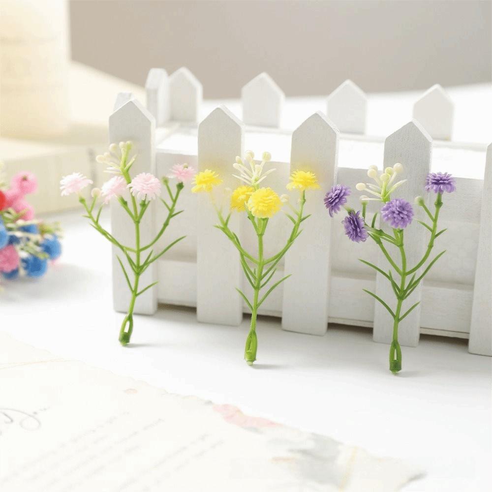 50PCS Multicolor Artificial Gypsophila Flowers Flower Heads Fake Flower Heads Party Supplies