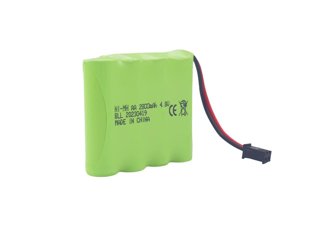 2PCS 4.8V 2800mAh AA Charging SM-2P Plug with USB Charging Cable for SY-E511 Remote Control Excavator, Car Truck, Construction Vehicle, E562, TD141