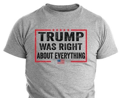 Donald Trump Hatte Recht Humor T-Shirt Lustige Wahl Trump 2024 Politische Shirts