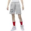 Jordan Brooklyn Fleece Logo Print Drawstring Sports Casual Shorts Women Shorts Gray FN5784-063