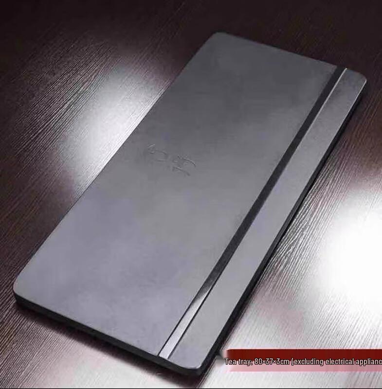 Cha Xun Black Gold Stone Tea Tray & Ceramic Tea Set