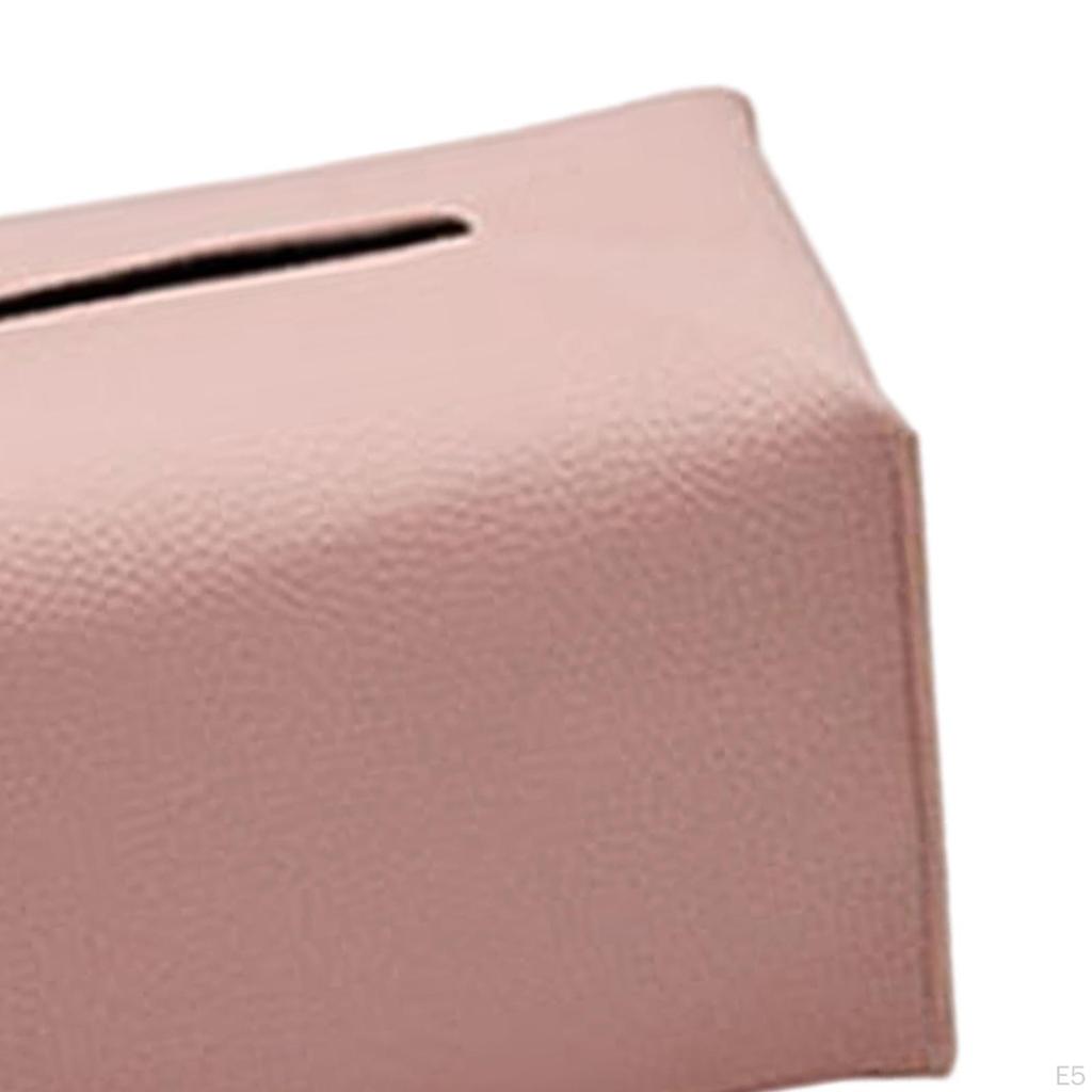 Elegant Faux Leather Tissue Holder for Home and Office