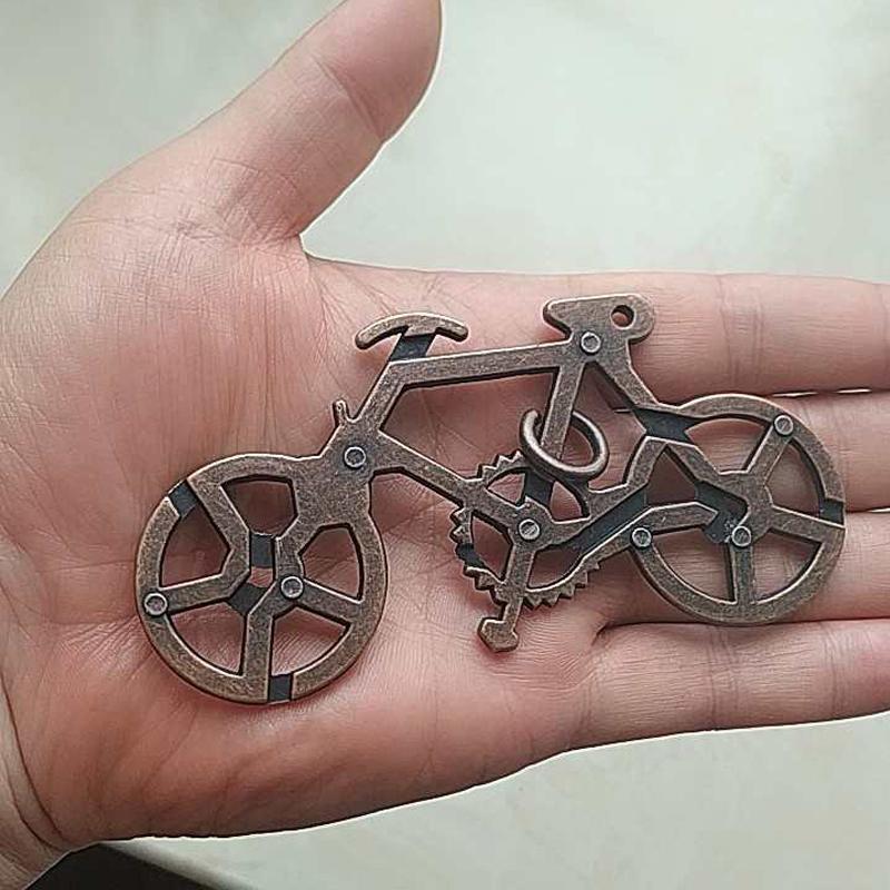 Difficult Disentanglement Brain Teaser Metal Puzzles For Adults and Kids Smart Logic IQ Test Mind Challenge Educational Toys