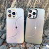 Aircraft Airplane Heart Couple Phone Case For Apple iPhone 16 15 13 12 11 Pro Max 13 Mini 14pro Max Plus Shockproof Laser Covers