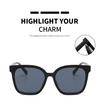 4pcs New Luxury Sunglasses Women High Quality Oversize Sports  Sunglasses Women Classic Square Shades Glasses Women Men UV400