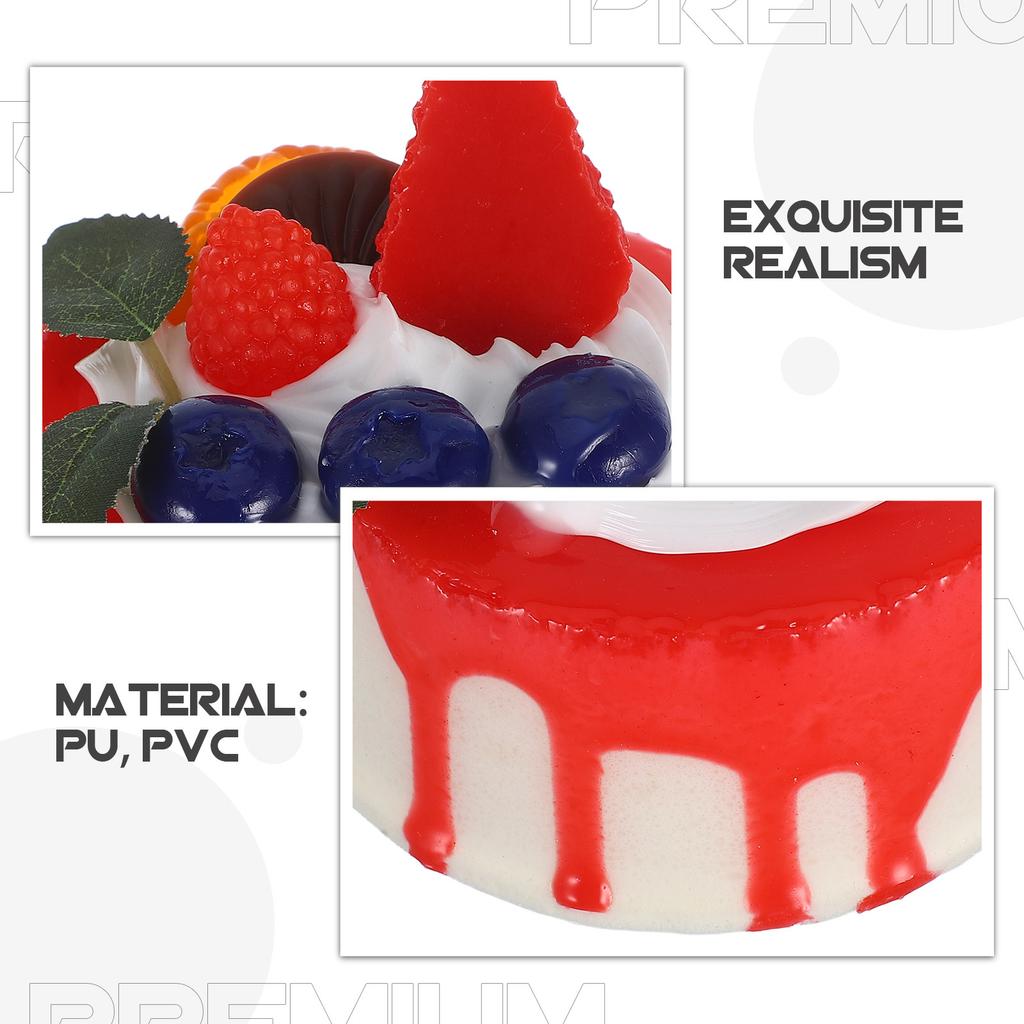 Highly Realistic Faux Birthday Cake Decoration for Cake Shop Display Photo Shoot Styling Home Bakery Wedding Celebration Prop