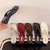 Polka Dot High-Heeled Wedge Flip-Flops: Trendy Outdoor French Thong Sandals for Women