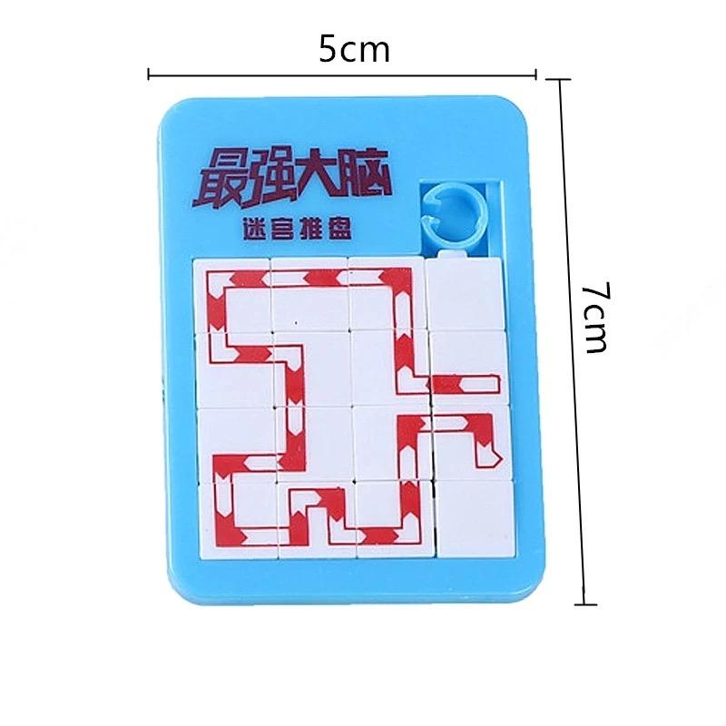 6PCS Animal Number Random Puzzle Plastic Slide Puzzle Logic Children's Early Education Puzzle Toy School Kindergarten Gift